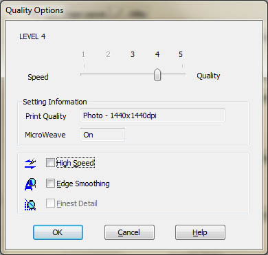 Set the Print Quality